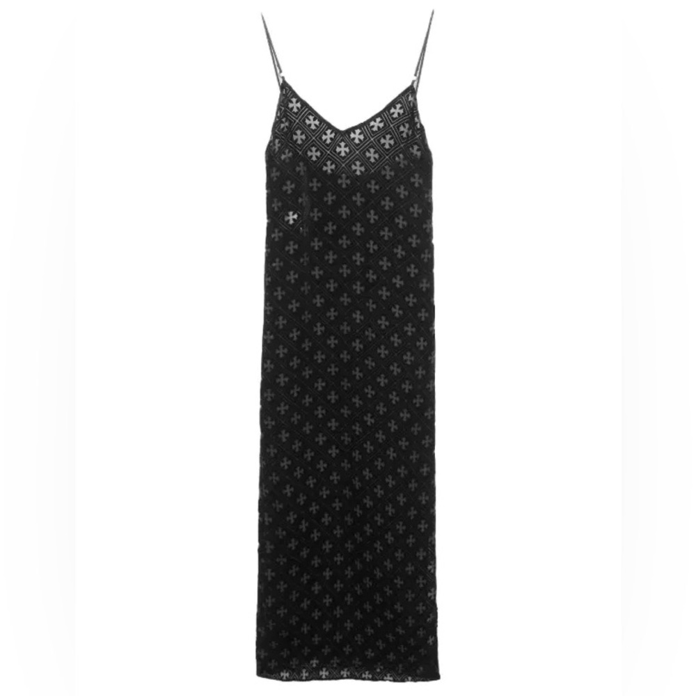 Chrome Hearts sleeveless velvet dress